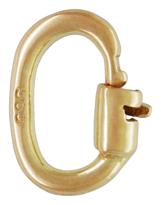 14kt Yellow Gold Link Lock Jump Ring