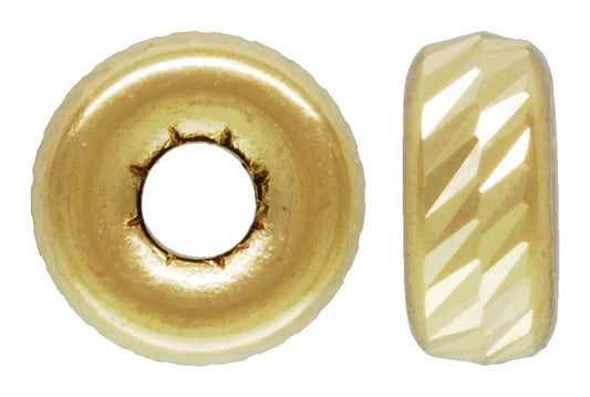 14kt Gold Multi-Cut Rondelle Spacer Beads