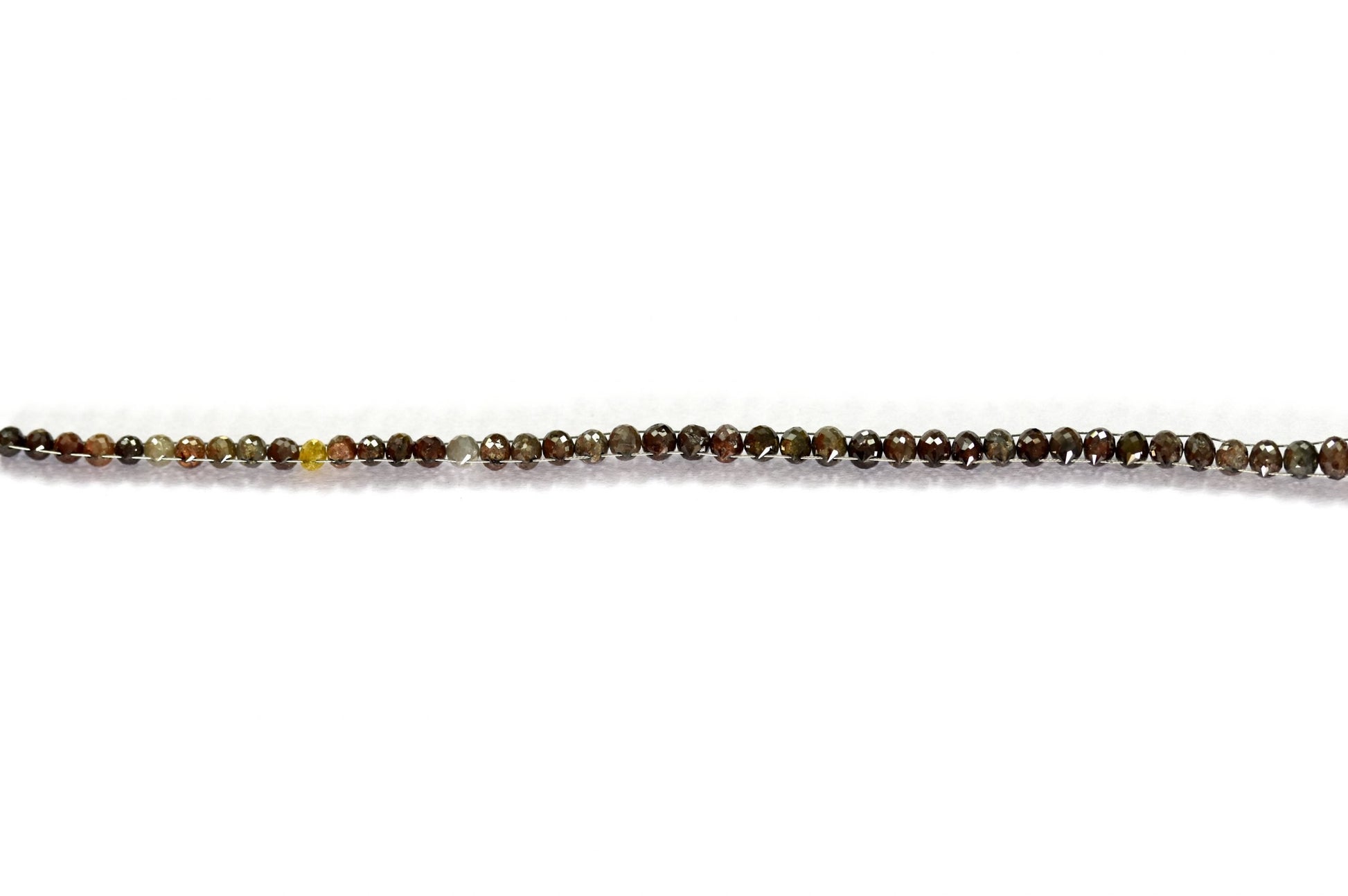 Brown Diamond Oval Faceted
