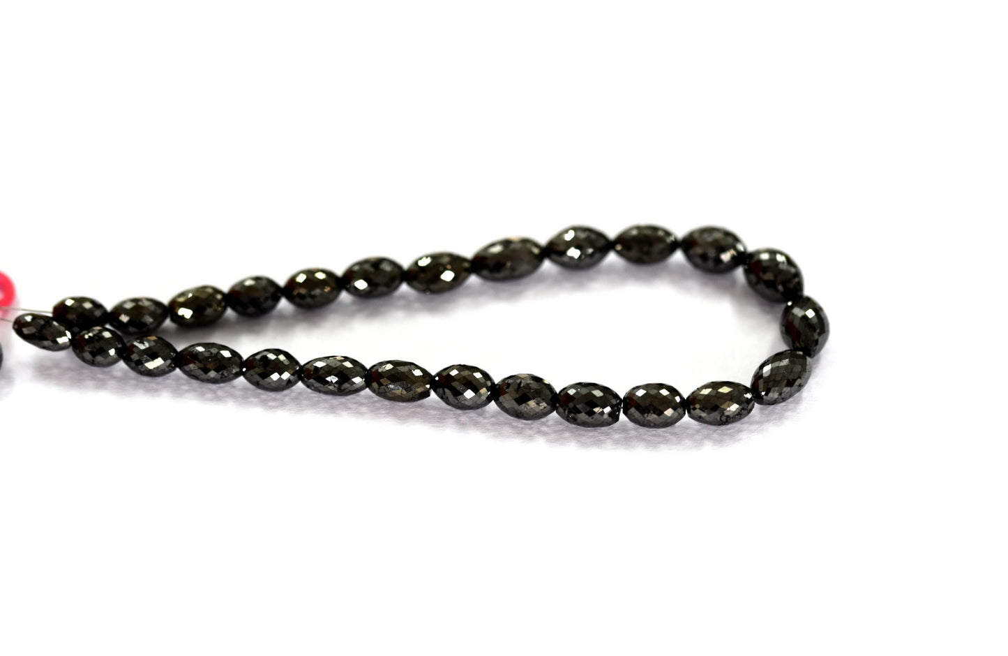 Black Diamond Oval Faceted
