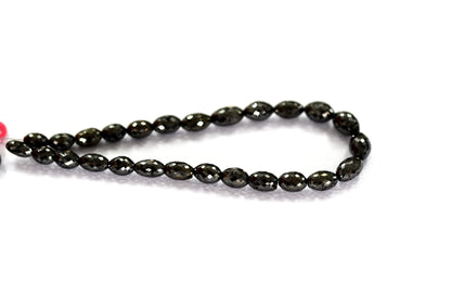 Black Diamond Oval Faceted