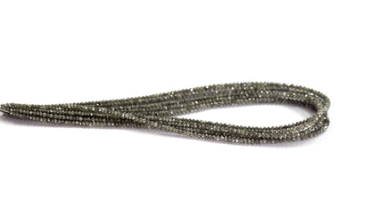 Grey Diamond Rondelle Faceted