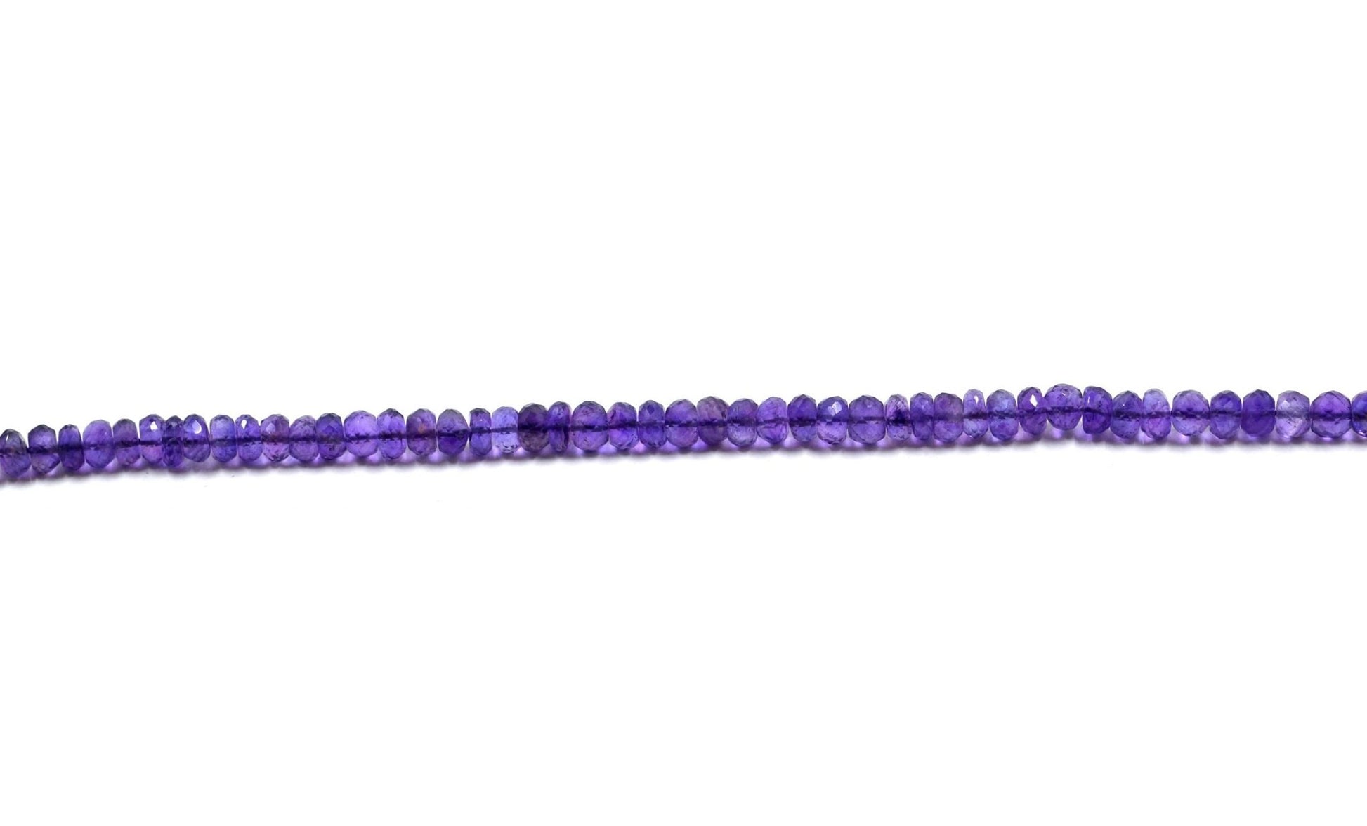 Amethyst Rondelle Faceted AA