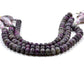 Ruby Zoisite Rondelle Smooth Beads