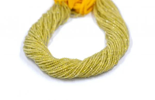 Yellow Quartz Gemstone Beads