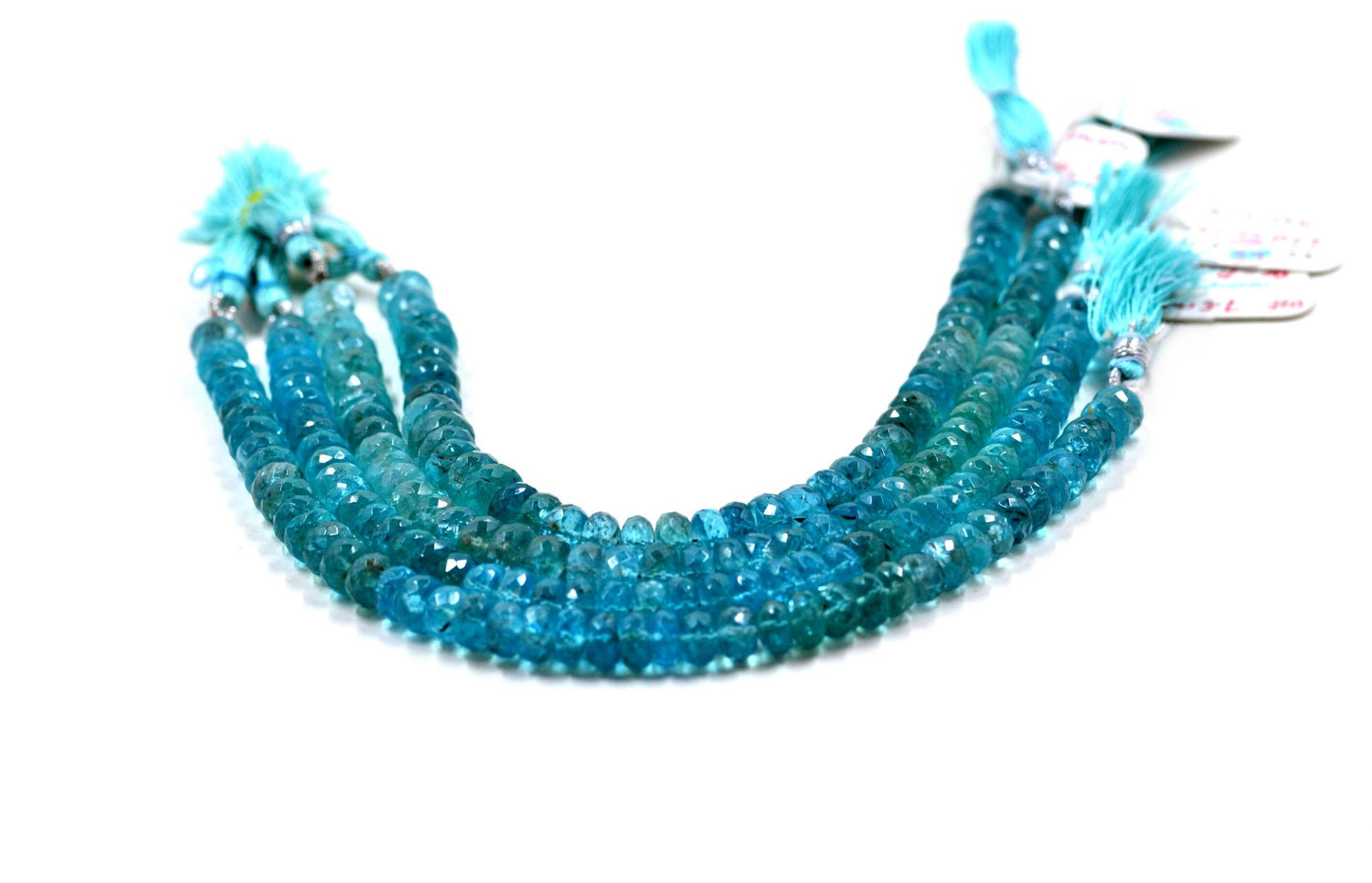 Apatite Rondelle Faceted AA