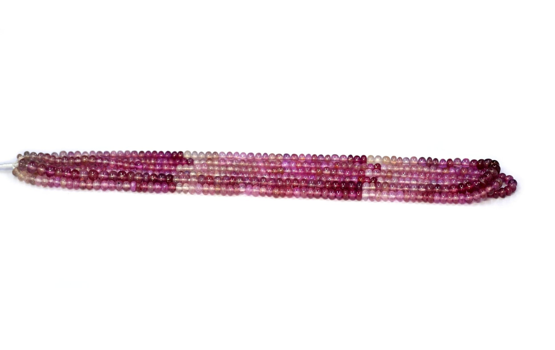 Pink Sapphire Shaded Rondelle Beads