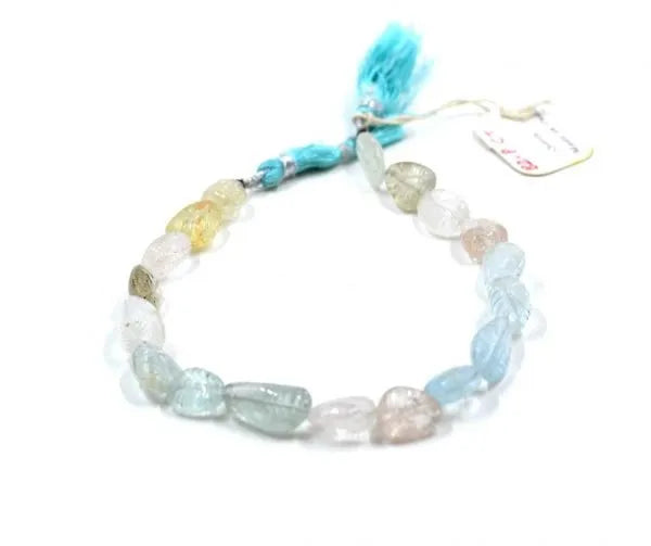Multi-Color Aquamarine Beads