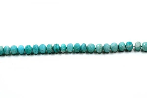 Amazonite Rondelle Faceted AA