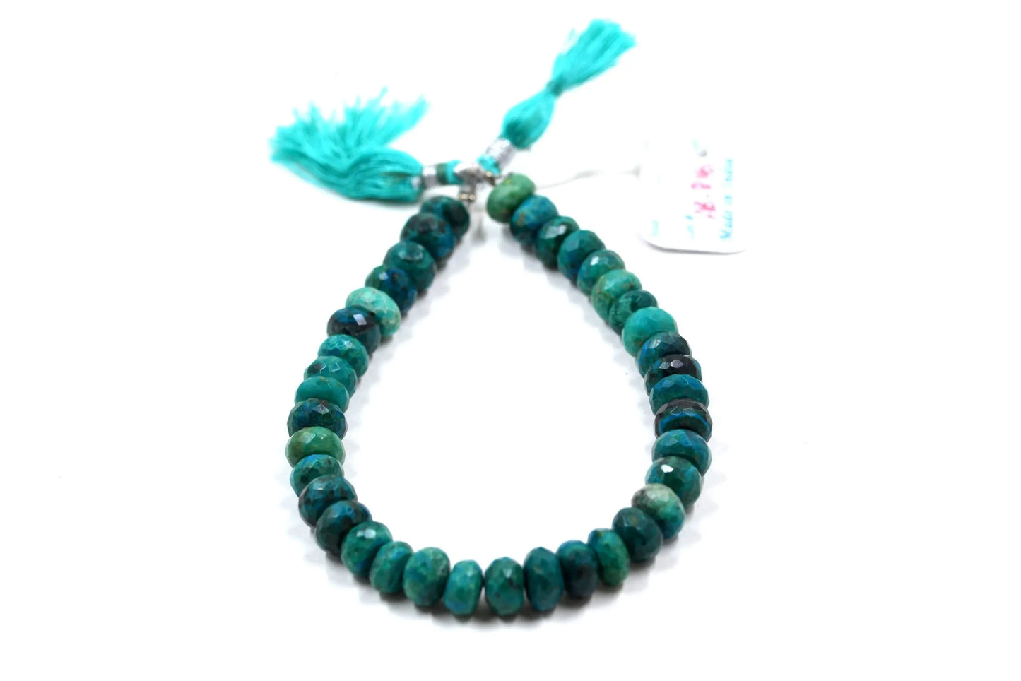 Chrysocolla Rondelle Beads