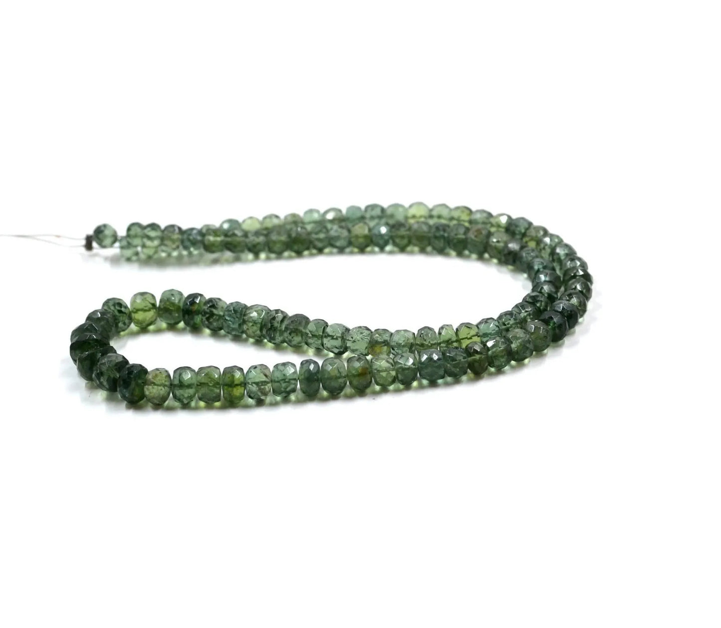Green Apatite Beads