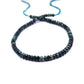 Grandidierite Rondelle Beads