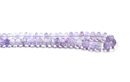 Pink Amethyst Rondelle Faceted
