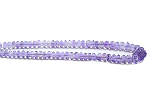 Amethyst Rondelle Faceted AAA