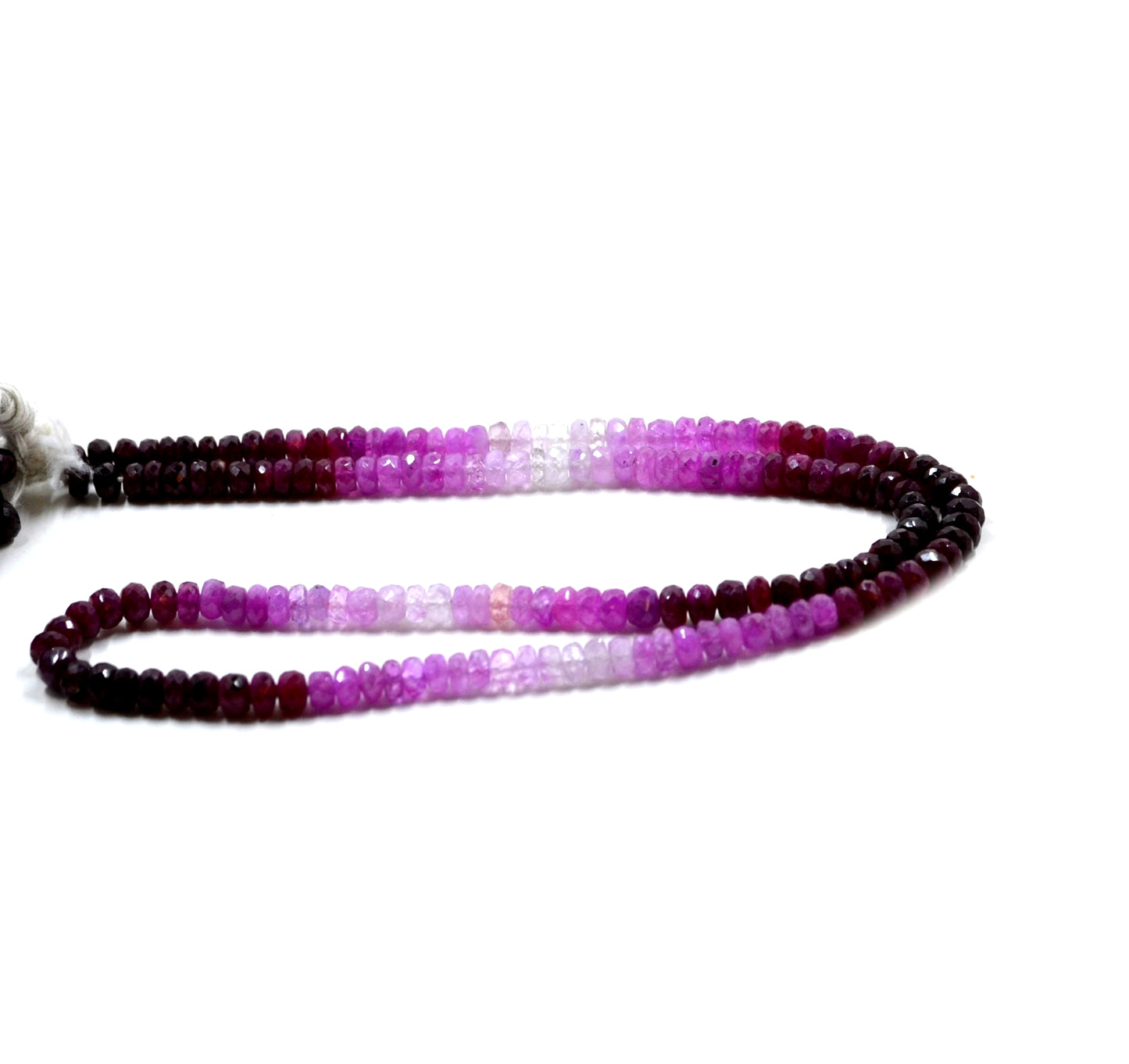 Ruby Rondelle Faceted AA
