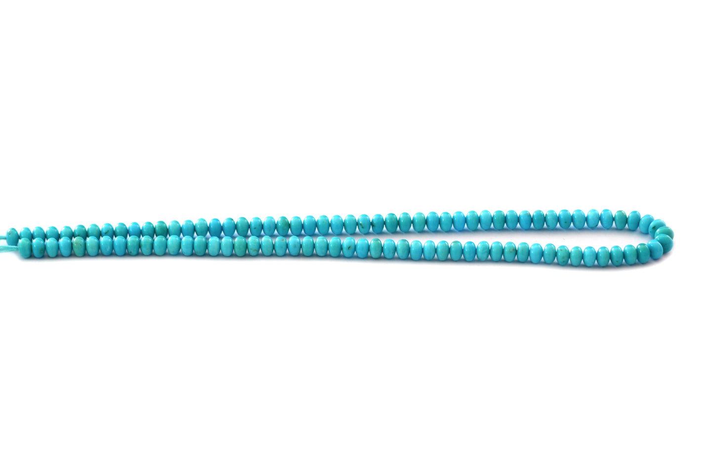 Turquoise Rondelle Smooth Beads