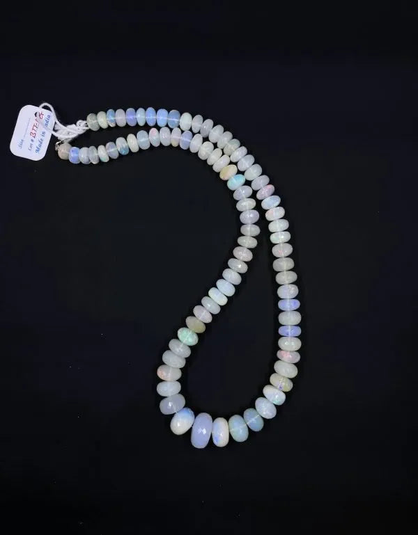 Ethiopian Opal Rondelle Beads
